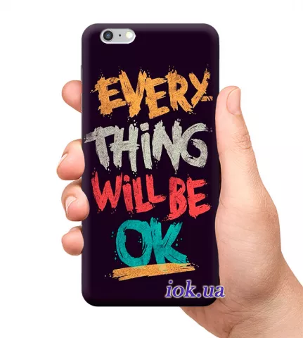 Чехол для смартфона с принтом - Every thing will be ok