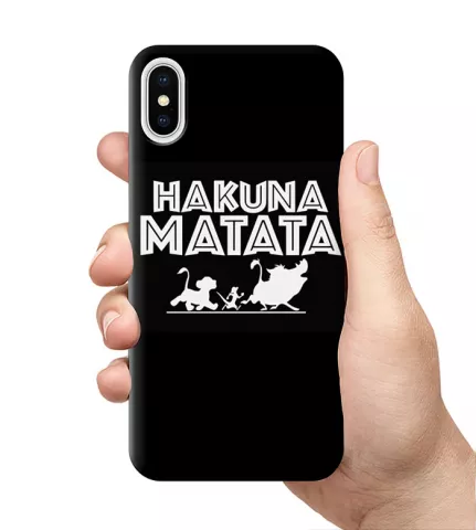 Чехол для смартфона с принтом - Hakuna Matata / Король лев