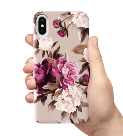 Чехол для смартфона с принтом - Романтические цветы