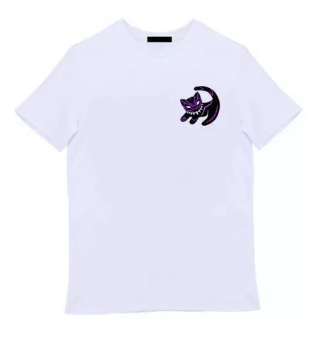 Белая мужская футболка - Black Panther
