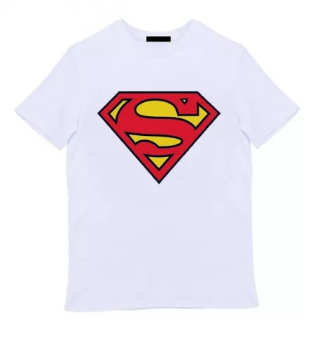Белая мужская футболка - Супермен