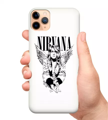 Чехол на смартфон Kurt Cobain - Angel Wings - NIRVANA