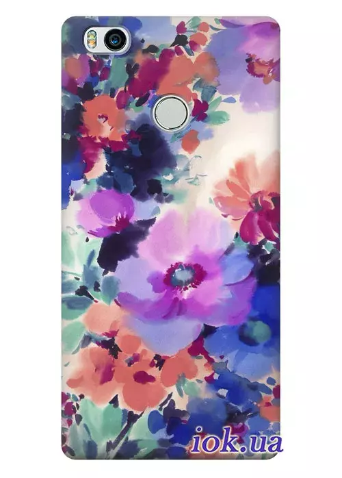 Чехол для Xiaomi Mi4s - Акварельные цветы