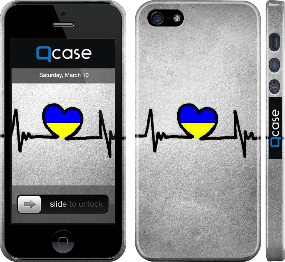 Купить красивый чехол для iPhone 5/5s c Украиной - Украина жива!!!