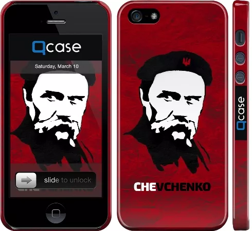 Купить украинский чехол для iPhone 5/5s c героем Украины Шевченко - Shevchenko