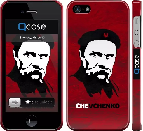 Купить украинский чехол для iPhone 4/4s c героем Украины Шевченко - Shevchenko