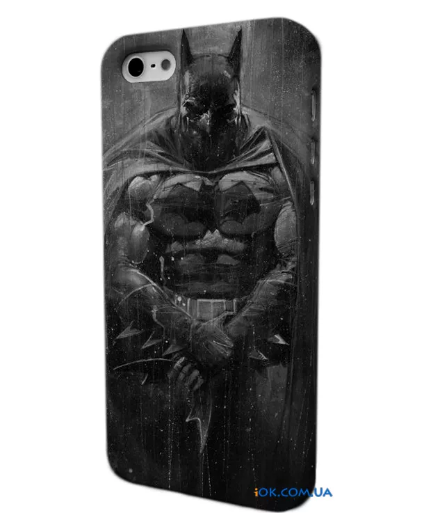 Дизайнерская накладка на iPhone4/4S/5/5S - "Бэтмен"