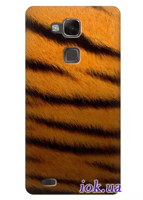 Классический чехол для девушек с тигровым принтом на Huawei Mate 7