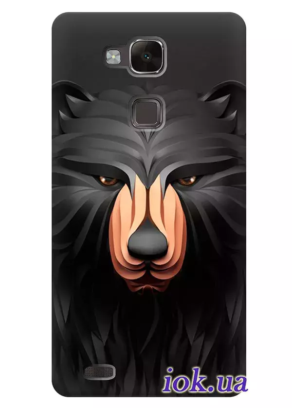 Чехол с очаровательный медведем для Huawei Mate 7