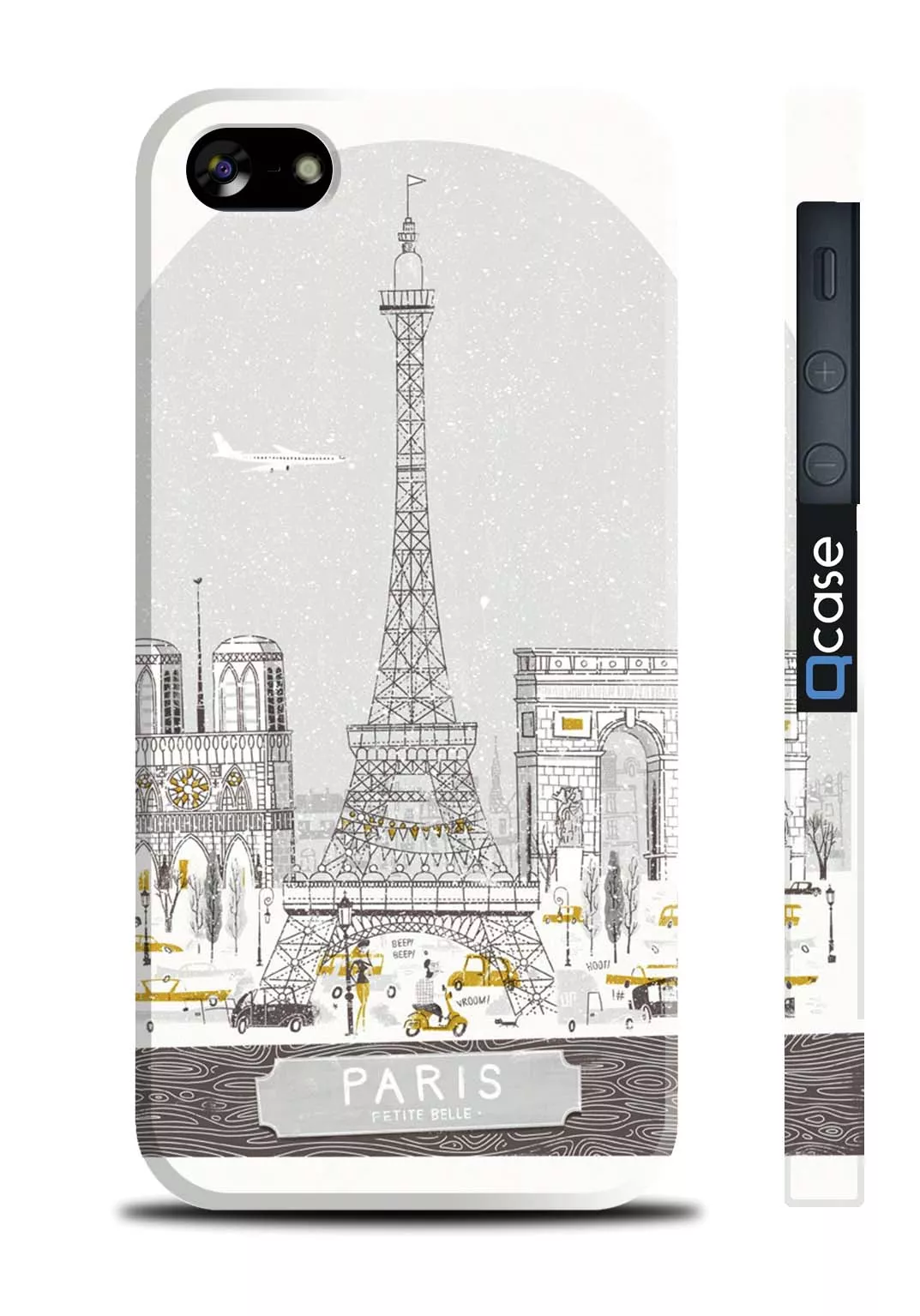 Полимерный чехол "Романтичный Париж" для iPhone 5/5S