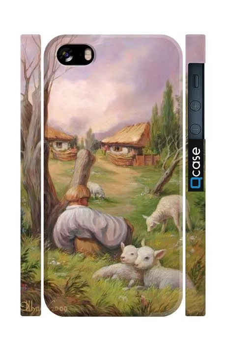 Чехол для iPhone 5, 5s с силуетом национального героя Украины Шевченко -  Shevch