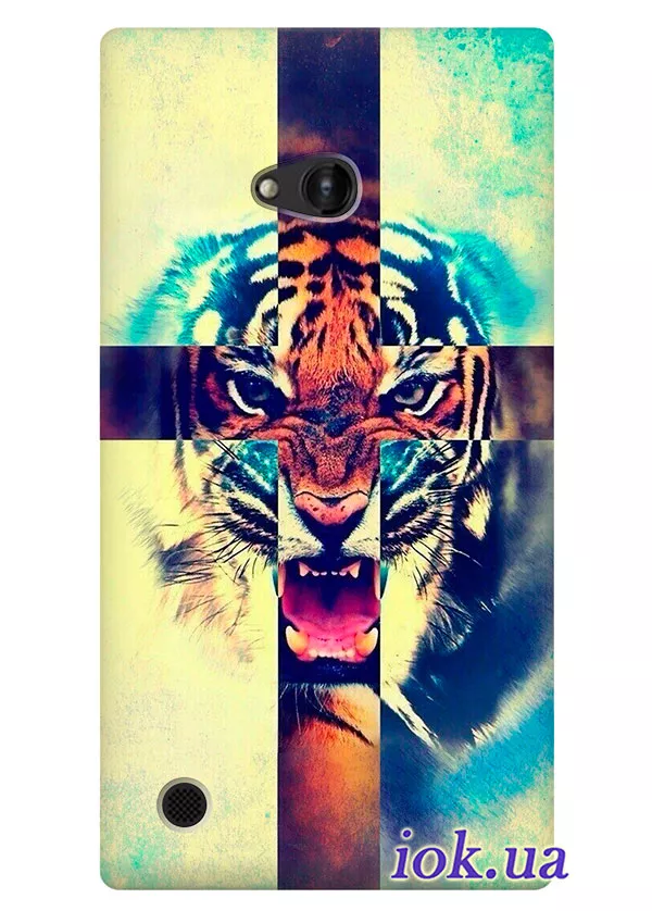 Чехол с тигром для Nokia Lumia 720