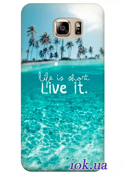 Чехол для Galaxy S7 - Live it