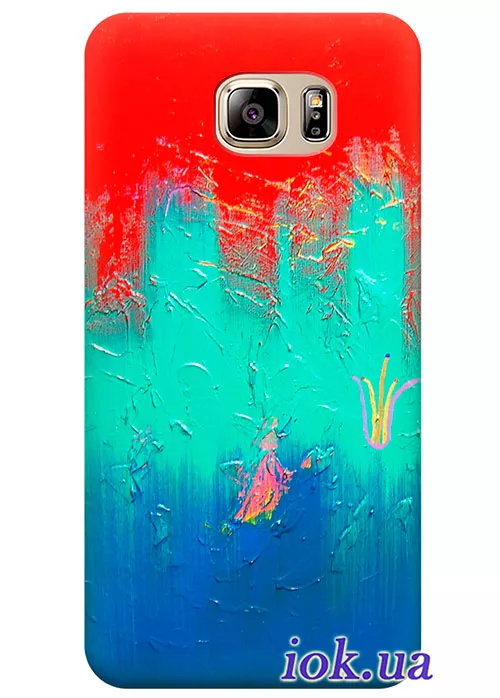 Чехол для Galaxy S7 - Краски
