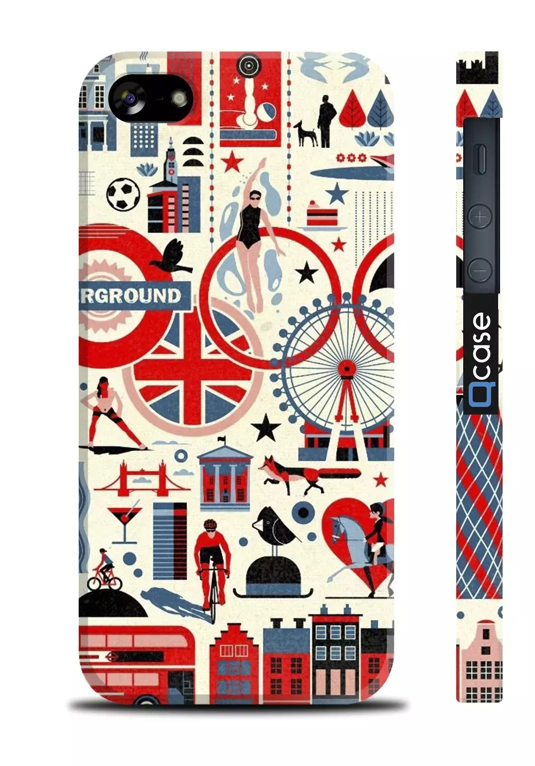 Дизайнерский чехол для iPhone 5/5S с городом London
