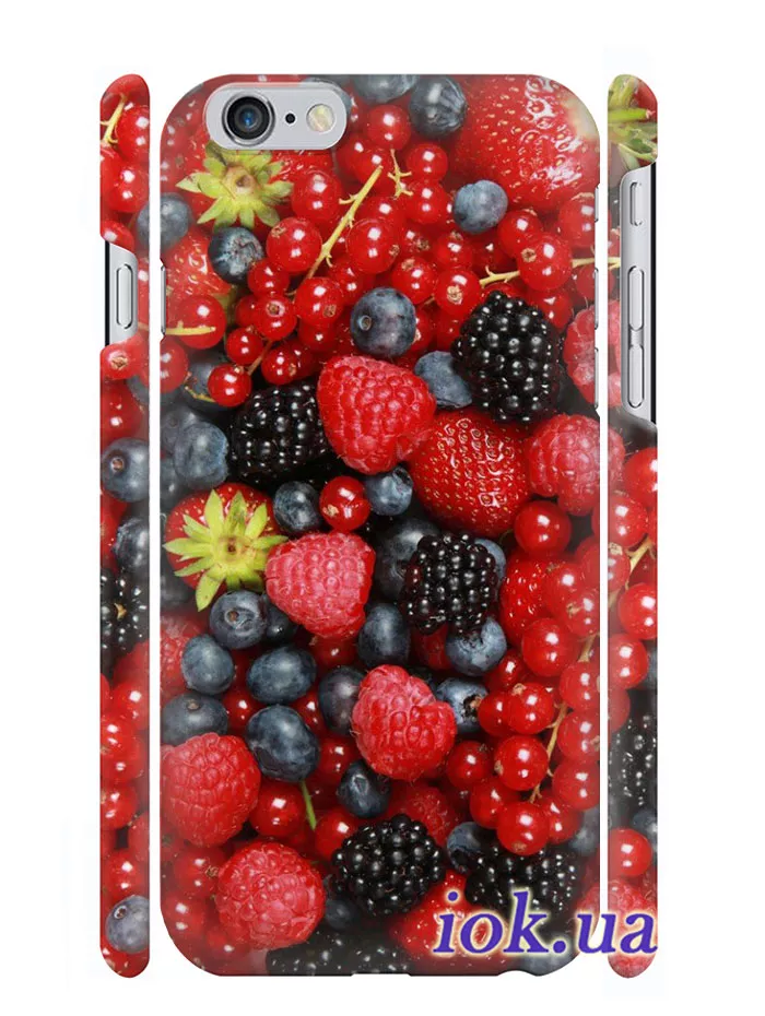 Чехол с лесными ягодками для iPhone 6/6S Plus