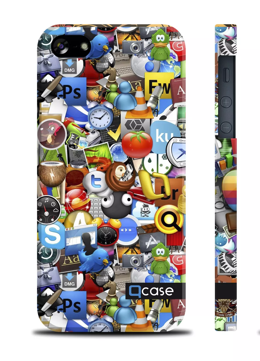Крутой пластиковый кейс на Айфон 5/5S - Logos