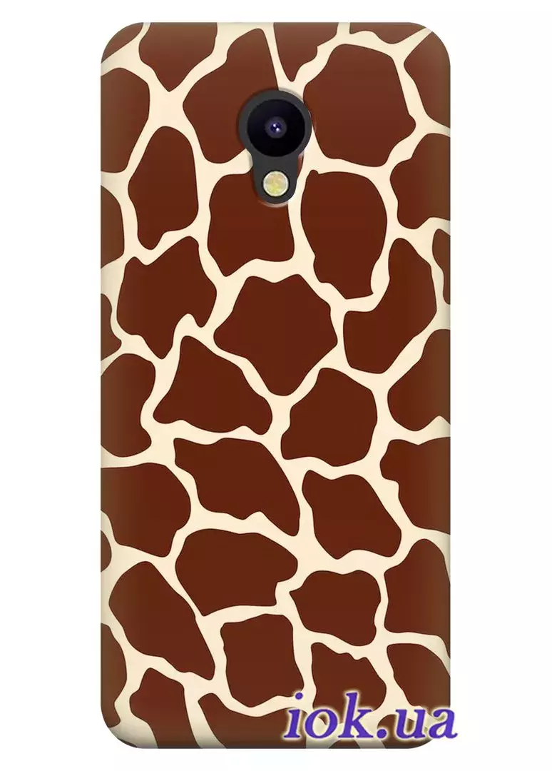 Чехол для Meizu M5s - Принт жирафа