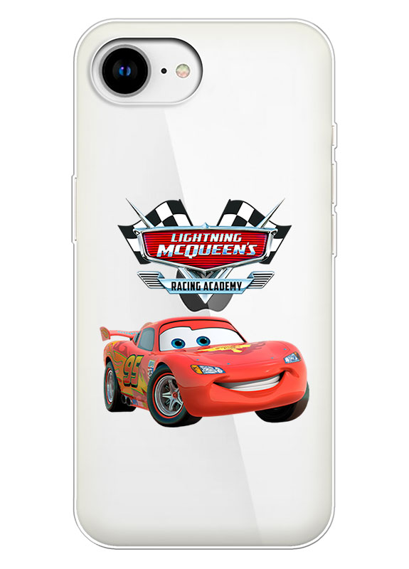 Iphone Car Racing iPhone 16e чехол силиконовый - Cars Тачки Молния Маккуин c лого Racing ...