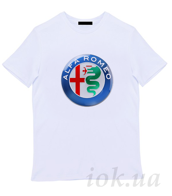Футболка с логотипом Alfa Romeo