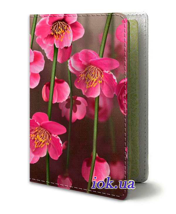 Обложка для паспорта - Flowers