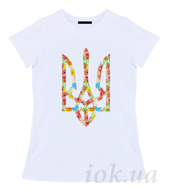 Женская футболка Тризубец Украины