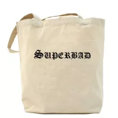 Сумка-мешок белая - Superbad