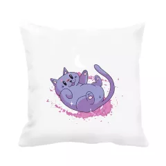 Подушка - Фиолетовый котик