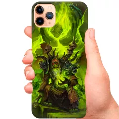 Накладка на телефон из силикона - World of Warcraft WoW Ворлд оф Варкрафт ВоВ Gul’dan Гул’дан и ярость шамана