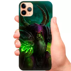 Накладка на телефон из силикона - World of Warcraft WoW Ворлд оф Варкрафт ВоВ Gul’dan Гул’дан в гневе со Скверной
