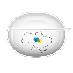 Чехол для OPPO Enco Free2 с красивой картинкой - Карта Украины "Home"