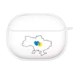 Чехол для Xiaomi FlipBuds Pro с красивой картинкой - Карта Украины "Home"
