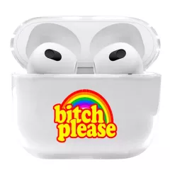 Заказать Apple AirPods 3 чехол с приколом - Bitch please