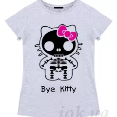 Женская футболка - Bye Kitty