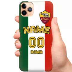 Чехол на телефон со своей фамилией и номером - AS Roma