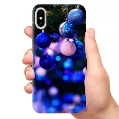 Чехол для смартфона с принтом - Christmas balls 2