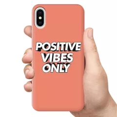 Чехол для смартфона с принтом - Positive Vibes Only