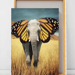 Картина / Холст - Необычный слон