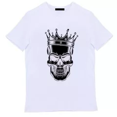 Белая мужская футболка - Король страха