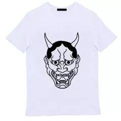 Белая мужская футболка - Demon