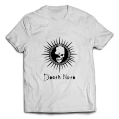 Белая футболка - Death note принт