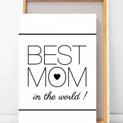 Печать на холсте - Best Mom in the World