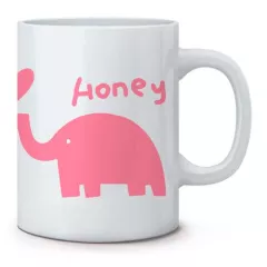 Кружка - Розовый слоник