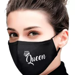 Черная маска для лица - Queen