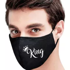 Черная маска для лица - King