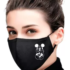 Черная маска для лица - Микки Маус