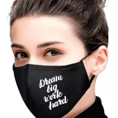 Черная маска для лица -  Dream Big