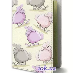 Обложка на паспорт с овечками