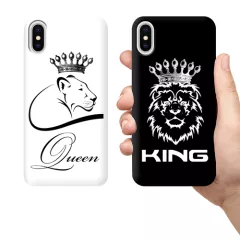 Парные чехлы для смартфонов - Queen and King