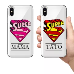 Парные чехлы для смартфонов - Super Мама і Тато